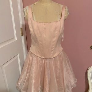 vintage faviana corset ballet style dress